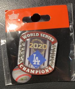 LA Dodgers 2020 World Series Champion Pin