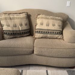 Loveseat And Chair With Ottoman 