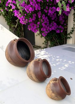Clay pots