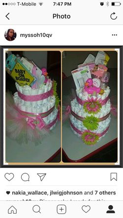 Diaper cakes tutu jacket n shoes