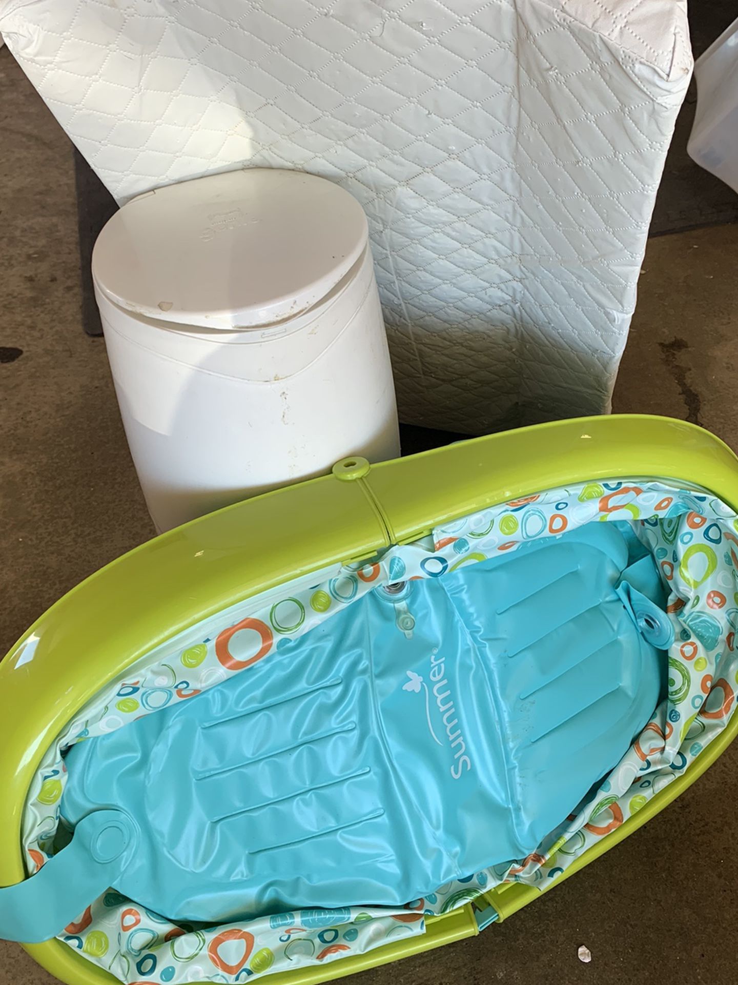 Diaper Genie, Baby Bath, Changing Table Mat