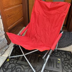 Red Folding Chair