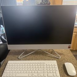 HP All-In-One Pc 24 Inch With White M&K - Clean Ready To Use