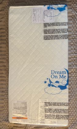 New Dream On Me Luna Haven 2" Cradle Mattress (36" L x 18" W x 2" H)