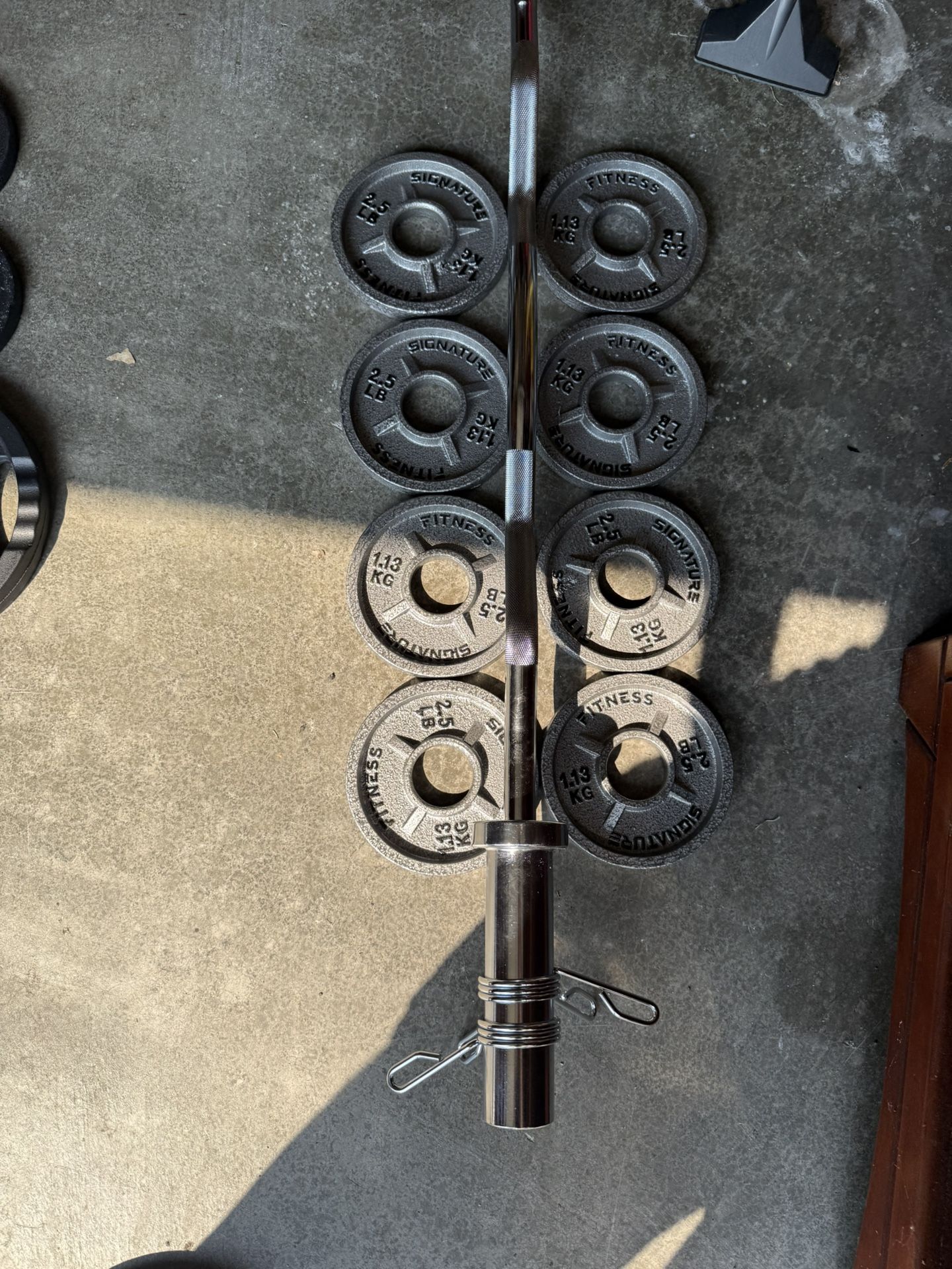 Olympic Curl Bar Weights