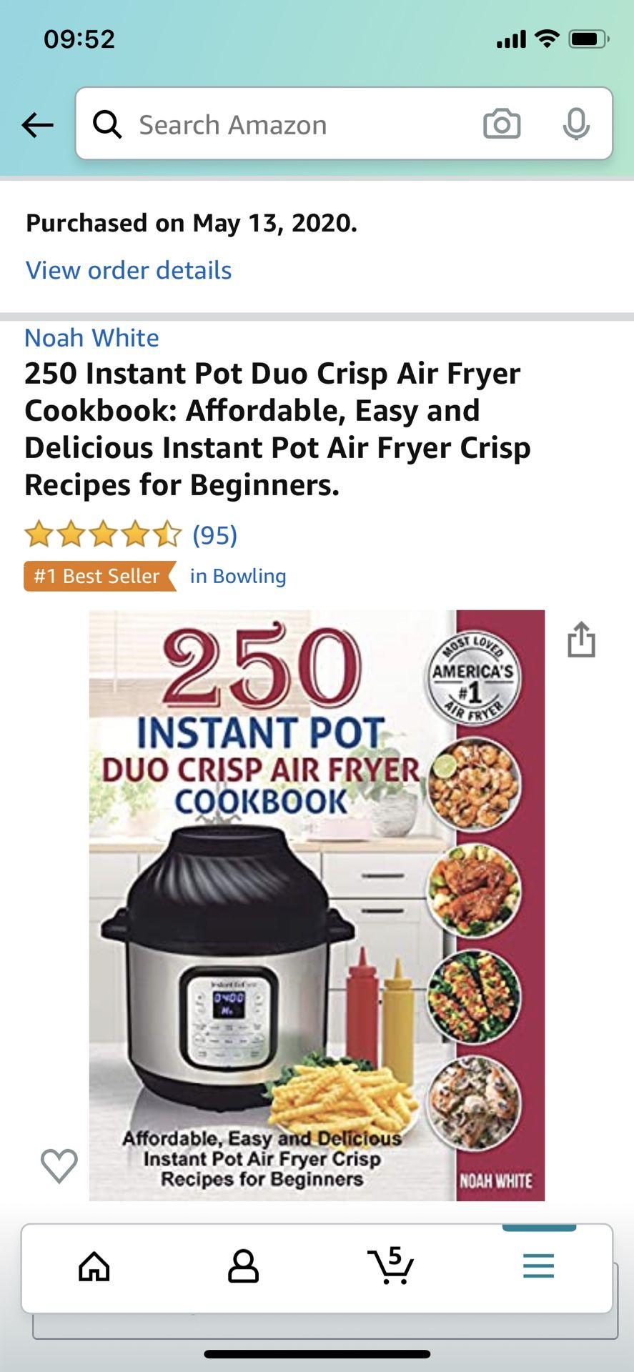 Instant pot cookbook air fryer