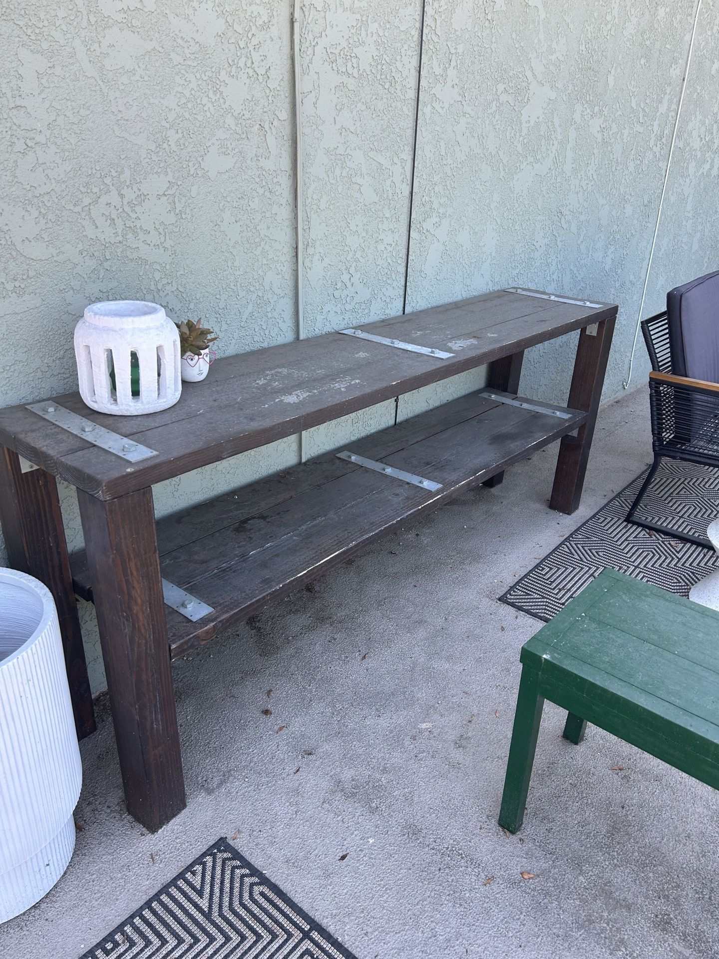 Indoor/Outdoor Wood Table