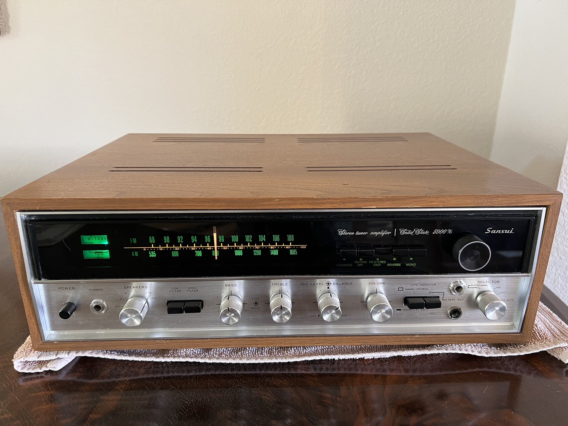 Sansui 5000X Tuner Complete With All Manuals