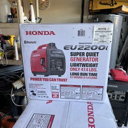 Honda Eu 2200is Inverter Generator New In Box With Warrenty 1000.00 Firm Firm 