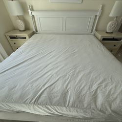 White And Off White Bedroom Set 