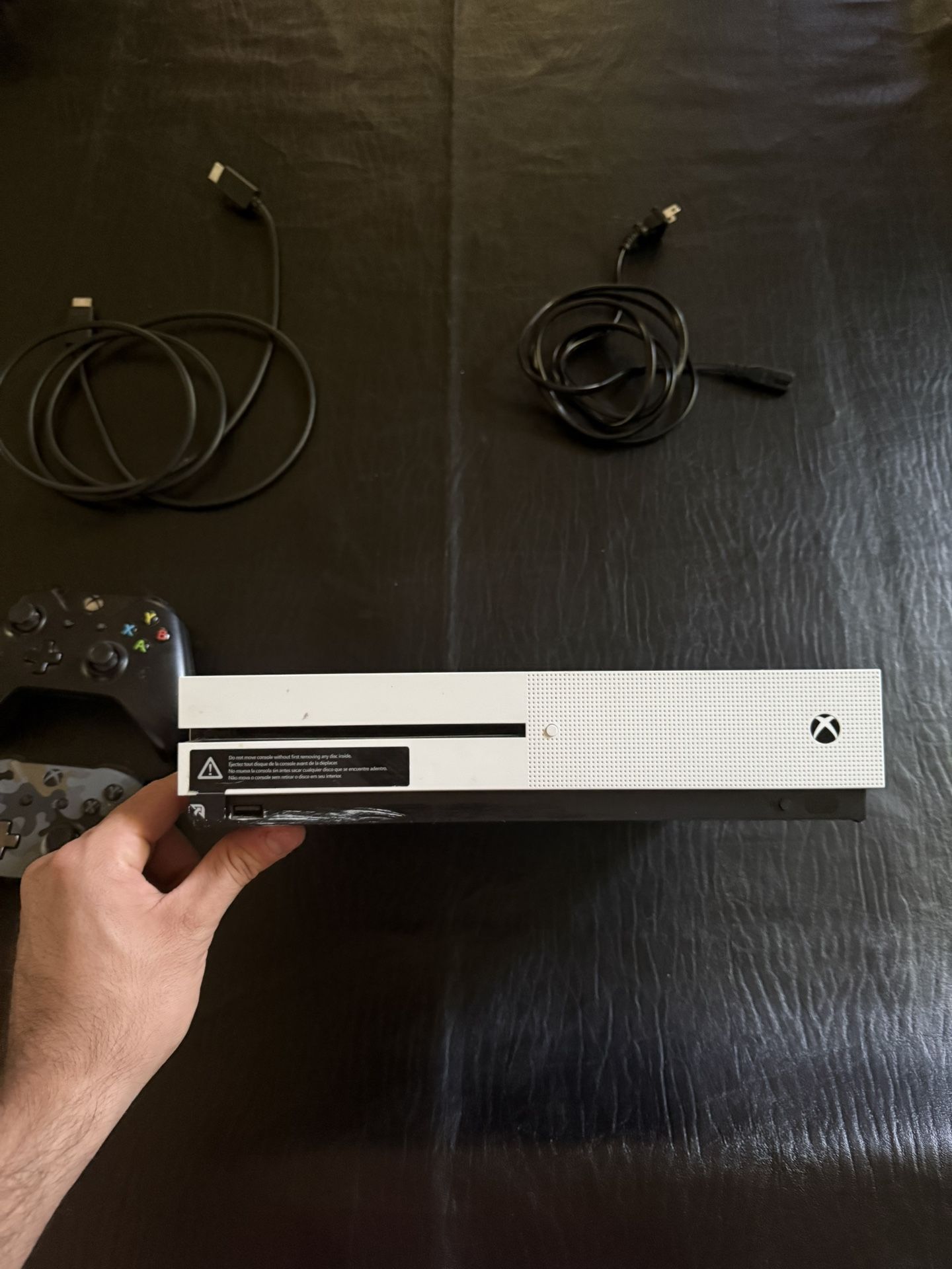Xbox with 2 Controllers