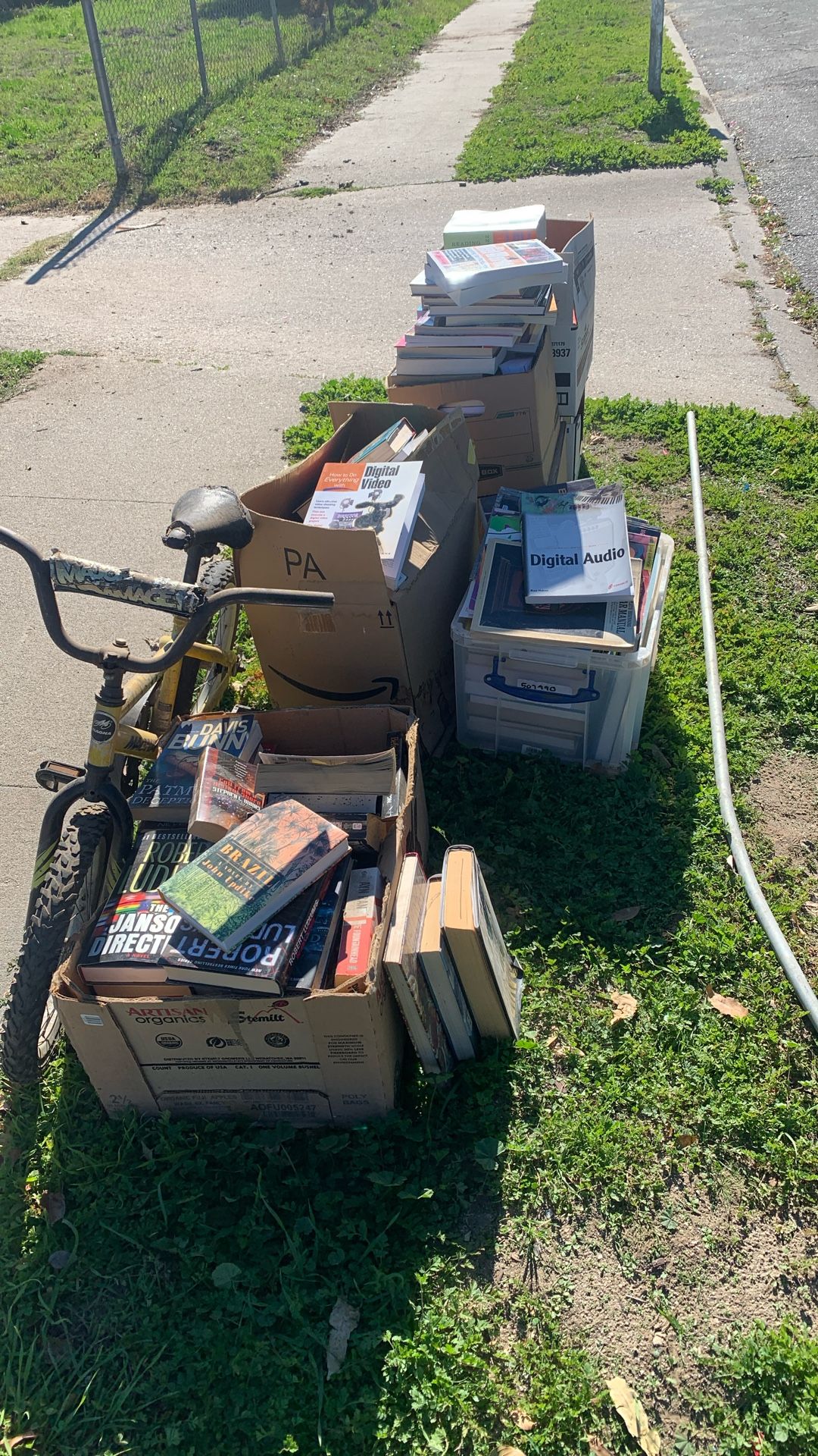 Curb Alert Free Books And Bike