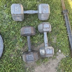 25 pound dumbells