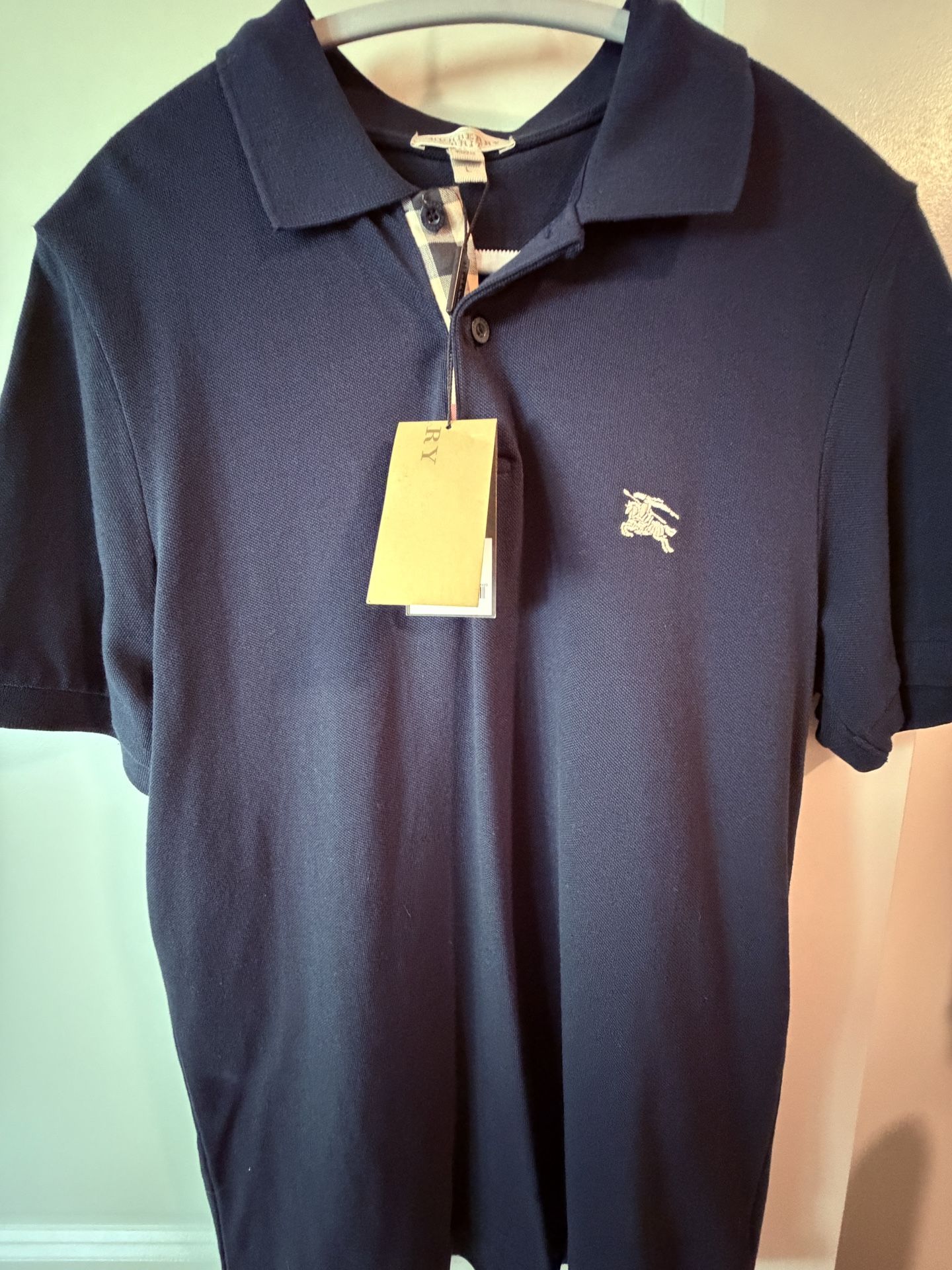 Men’s Burberry Polo Large New With Tags