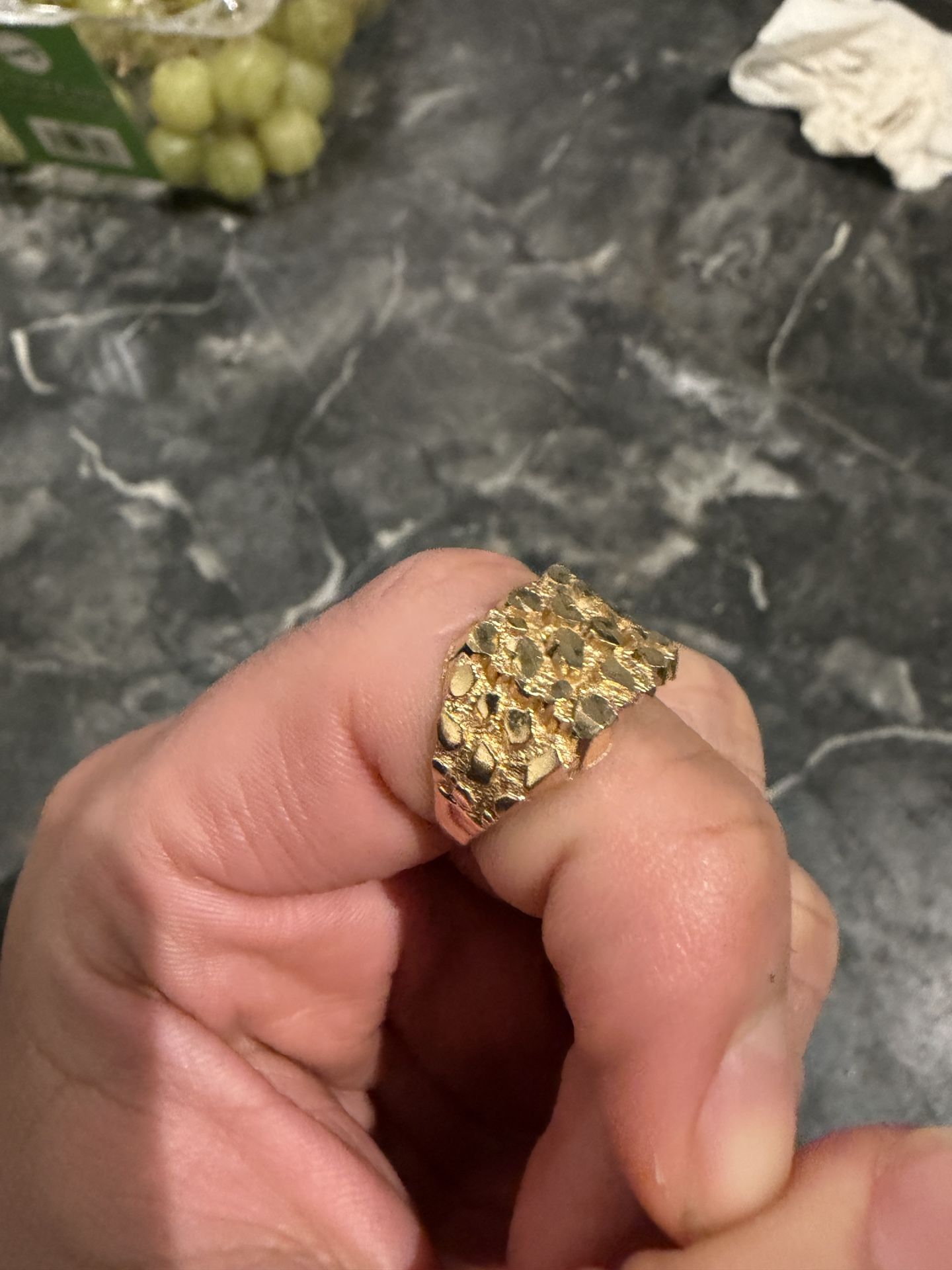 Gold Nugget Ring