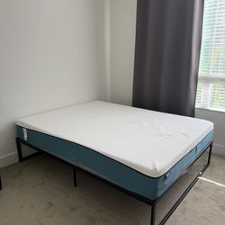 Queen Bed Frame + Mattress