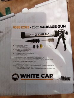White Cap Sausage Gun - New
