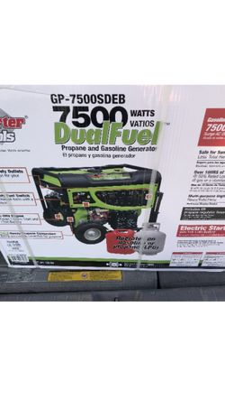 7500 WATT GENERATOR NEW IN BOX