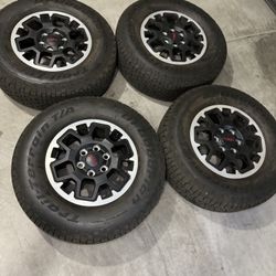 Wheels and tires from 2024 Tacoma TRD Off Road