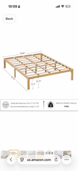 King bed frame