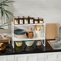 Expandable Cabinet Organizer Shelf 