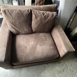 Large crate & Barrel Lounge Chair