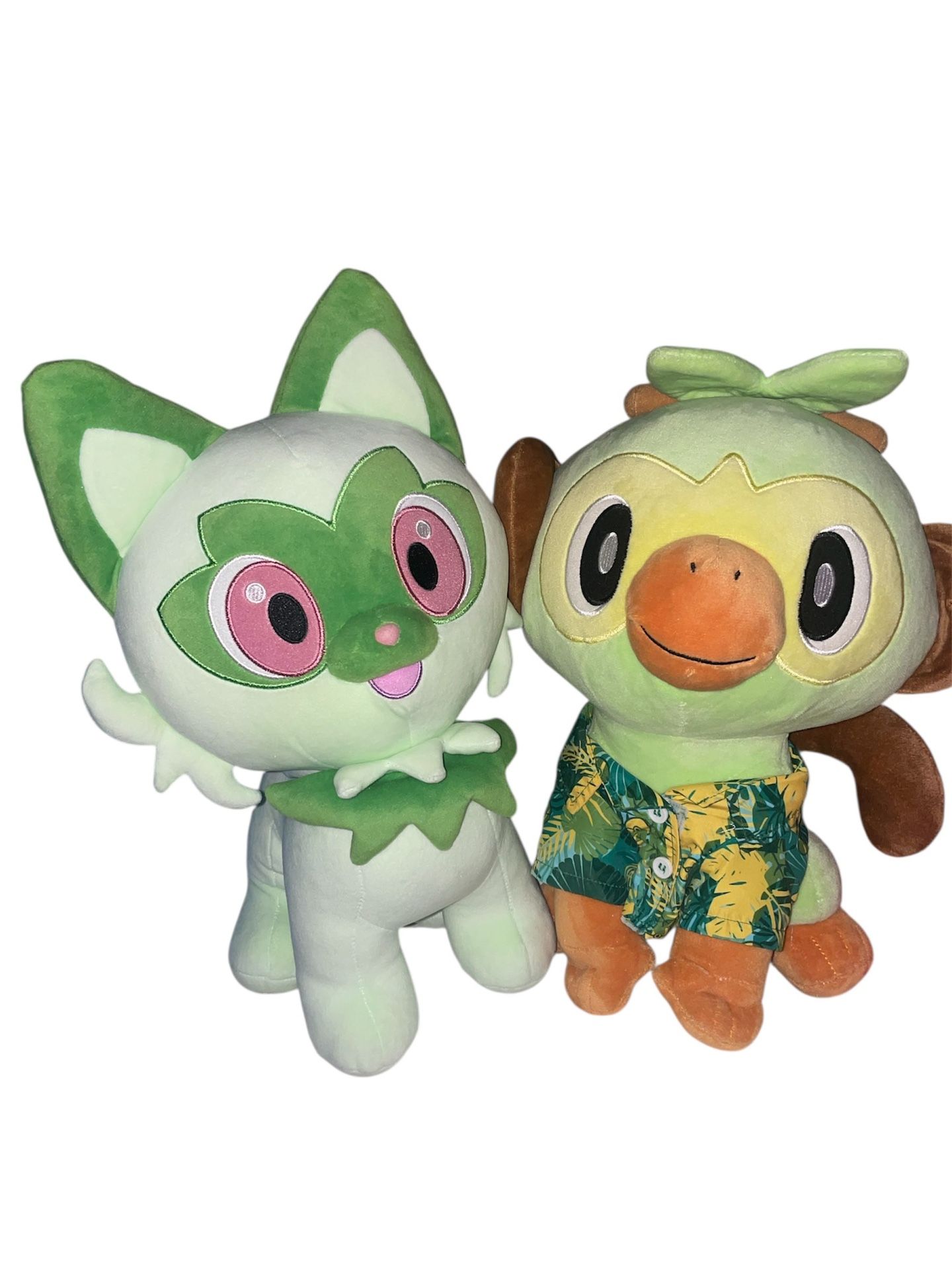 Pokemon Build A Bear Grookey And Sprigatito