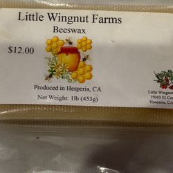 Artisan Pure Beeswax Slab – 1 lb Golden, Farm-Harvested & Naturally Aromatic