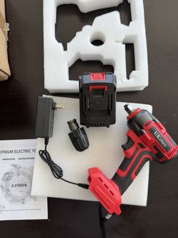 New Cordless Electric Drill Set - Lithium Power