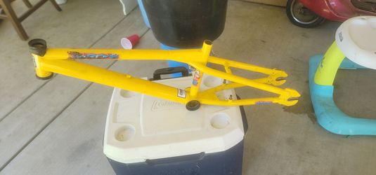20-inch haro bmx frame and crank