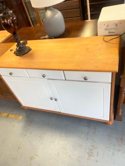 Solid wood buffet (in store)