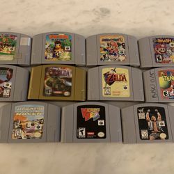 N64 Games (Zelda, Mario, Mario Party, Smash Bros And More)