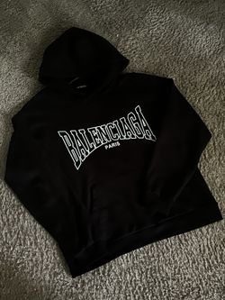 Balenciaga Paris Logo Hoodie - Size M