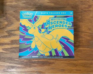 NEW Pokemon Ascended Heroes ETB Elite Trainer Box trading card game TCG Factory Sealed AH ascending heros hero