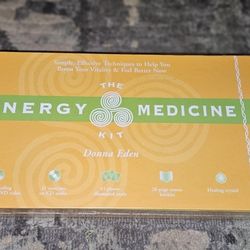 The Energy Medicine Kit Simple, Effective Techniques by Donna Eden New & Sealed!
