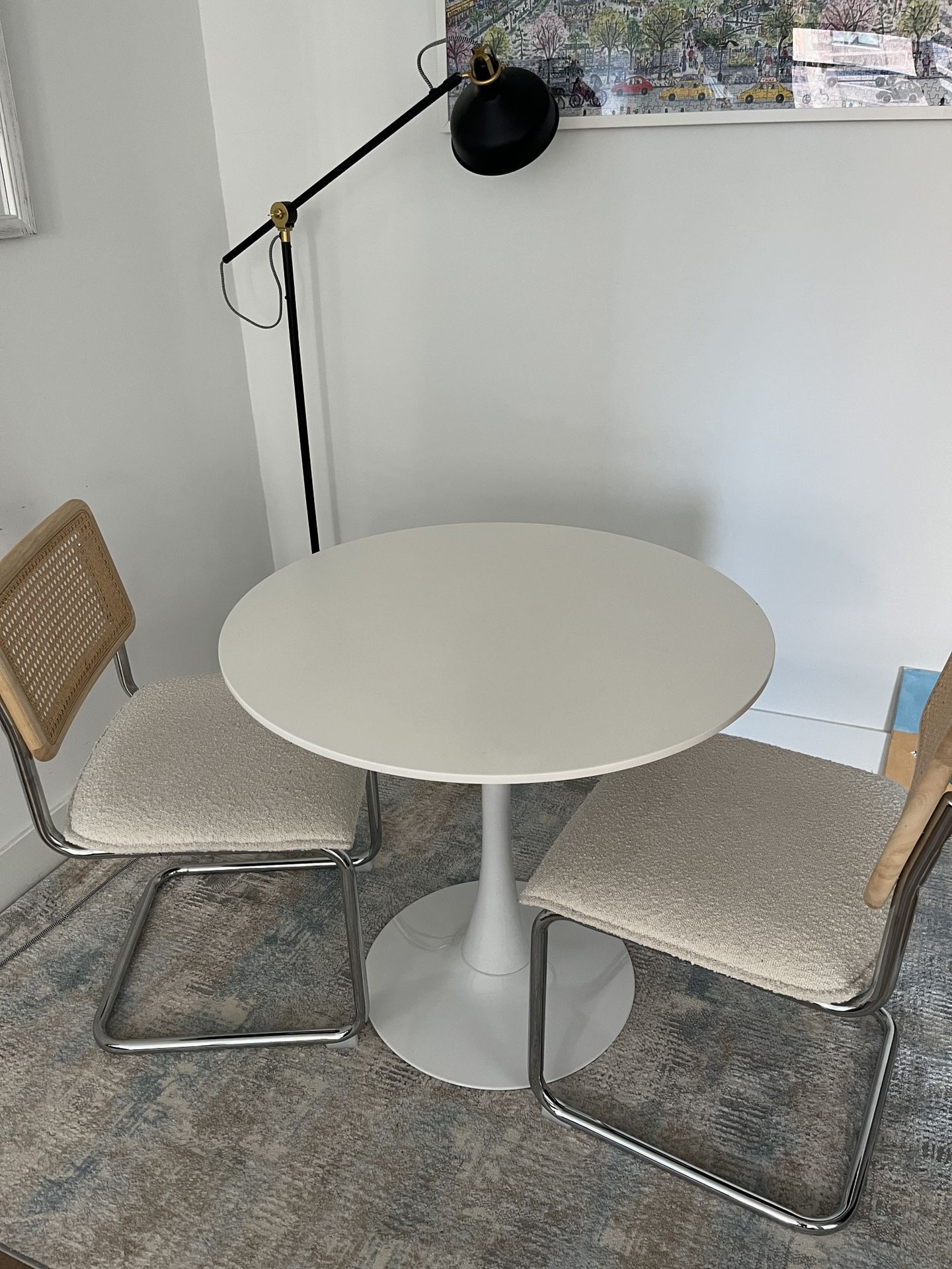White Round Table - Chairs Not Included