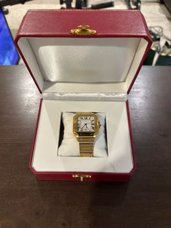 Gold and White Luxury Watch 40mm