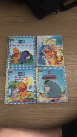 Vintage Winnie the Pooh Little Golden Books Set