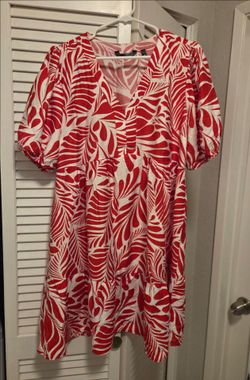 Mlle Gabrielle XL tropical print dress
