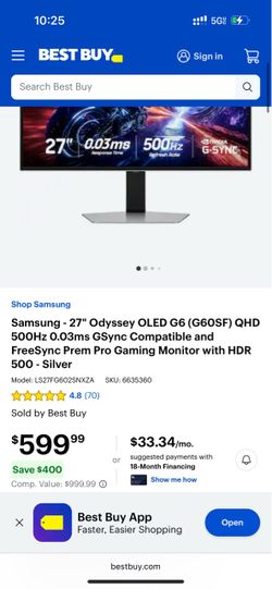 Samsung 27” OLED 2026 240hz