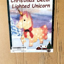 Light Up Christmas Unicorn 