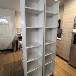 Billy IKEA 2x Tall Bookshelves