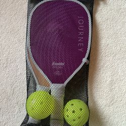 Pickle ball pedal and ball set