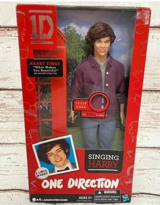 Very Rare One Direction Harry Styles Singing Doll