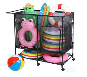 Large Rolling Pool Toy Storage Bin
