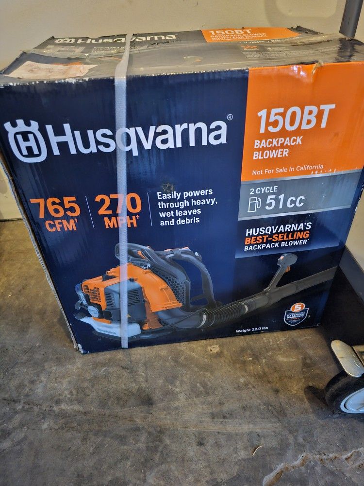 Husqvarna Backpack Blower Brand New