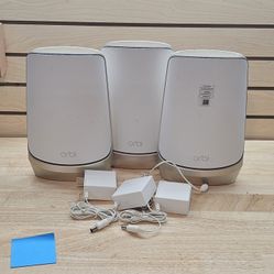 Netgear Orbi 960 Series WiFi 6E System – 1 Router + 2 Satellites (Used)