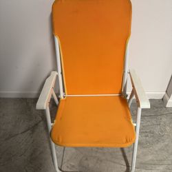 Orange Folding Chair