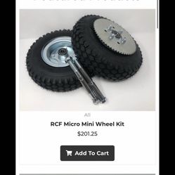 Mini Bike Wheel Set