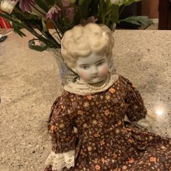 Vintage porcelain doll